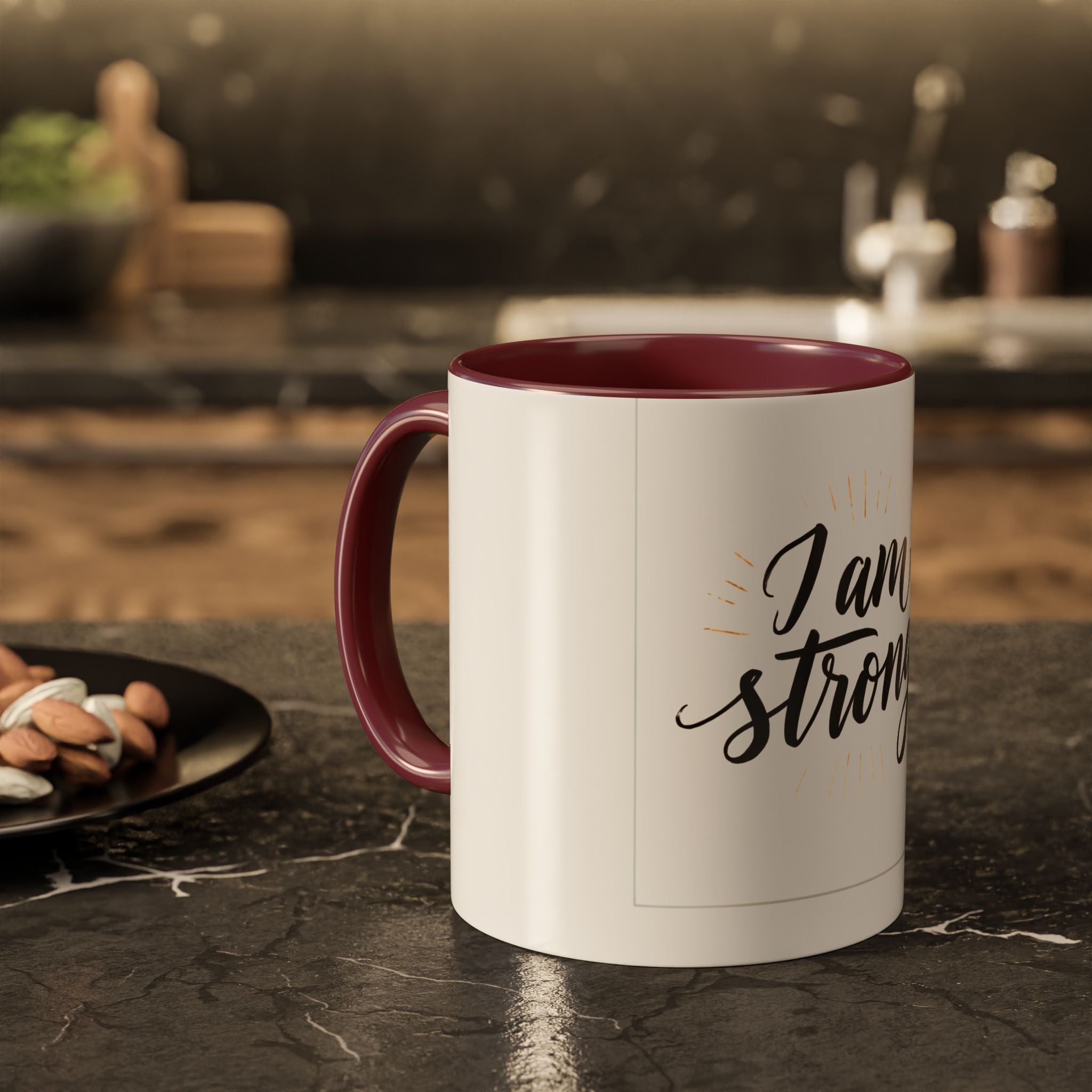I Am Strong Inspirational Coffee Mug (11oz & 15oz)