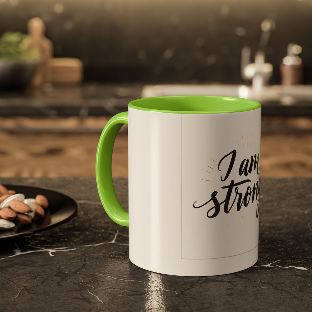 I Am Strong Inspirational Coffee Mug (11oz & 15oz)