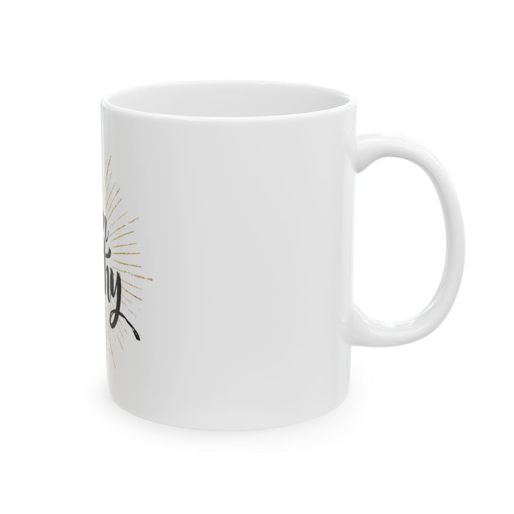 I Am Worthy Ceramic Mug — Inspirational Affirmation Coffee Cup (11oz & 15oz)