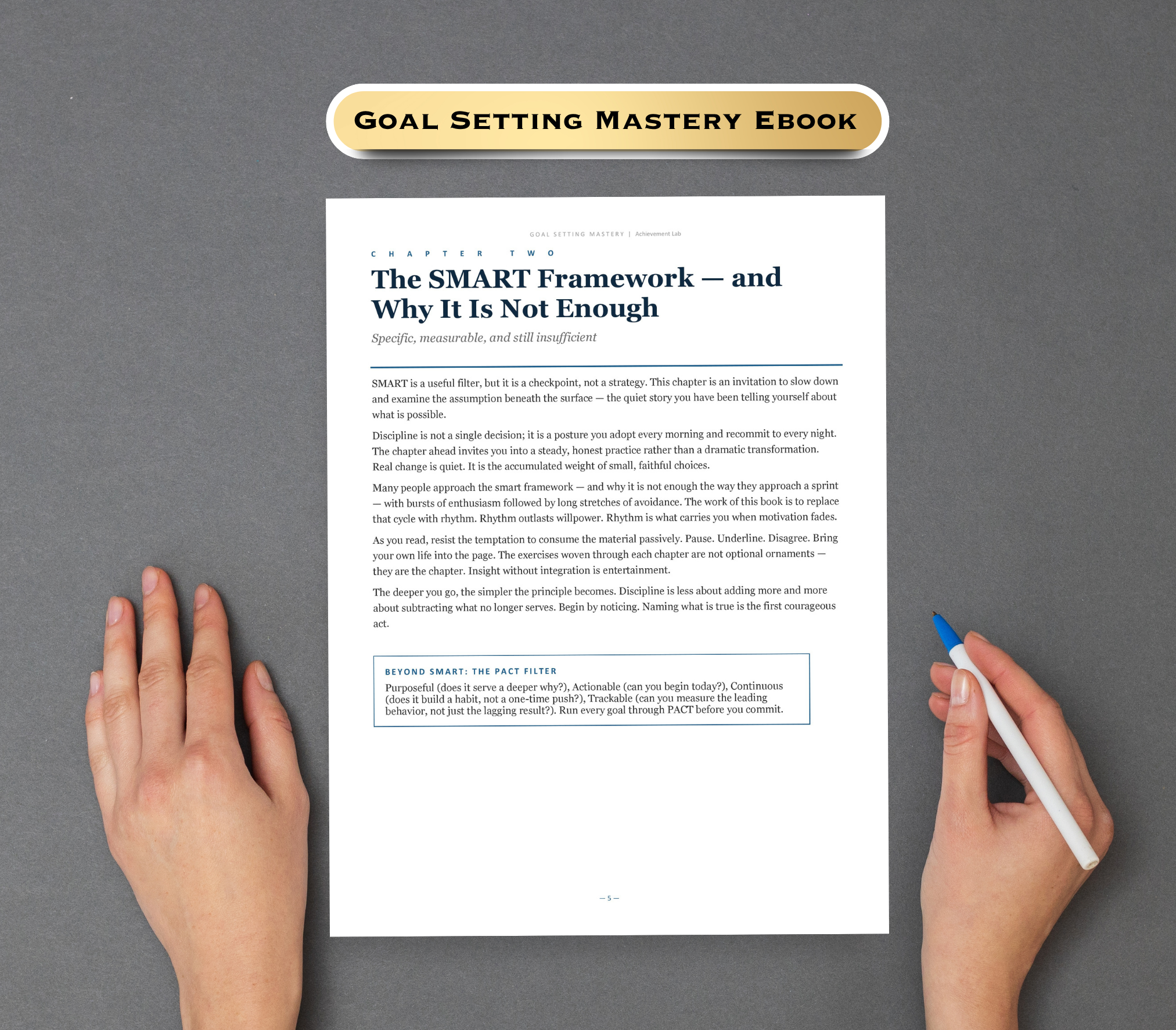 Goal Setting Mastery eBook | Your Blueprint for Achieving Meaningful Goals