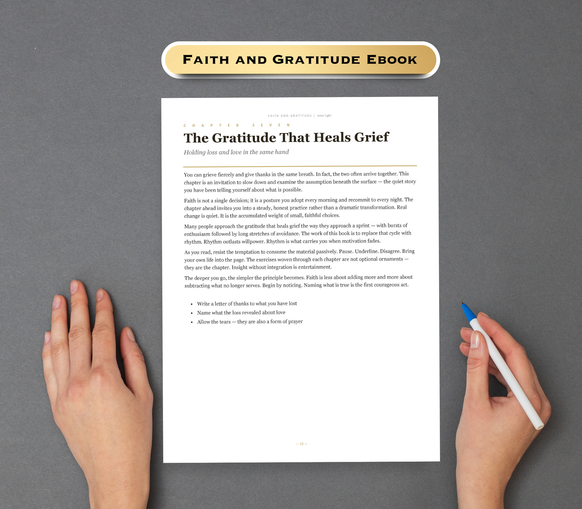 Faith and Gratitude eBook | A Guide to Spiritual Growth and Thankful Living