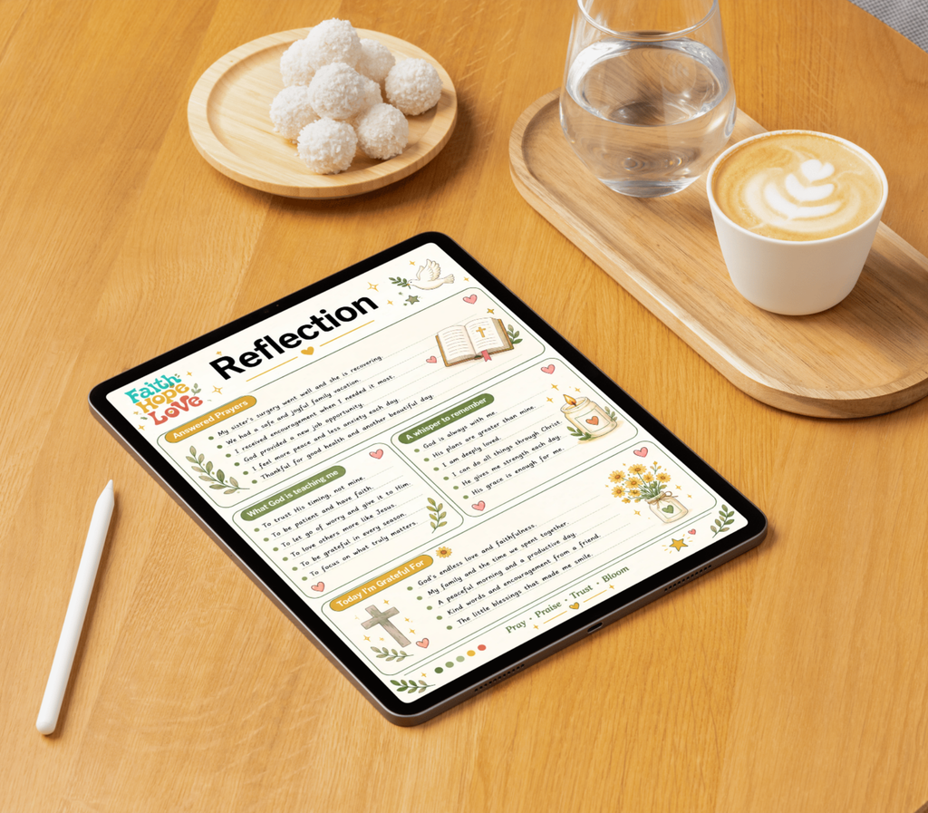 My Spirituality Tracker | Printable PDF &amp; PNG Faith Journal | Daily Spiritual Growth, Reflection &amp; Mindfulness Planner