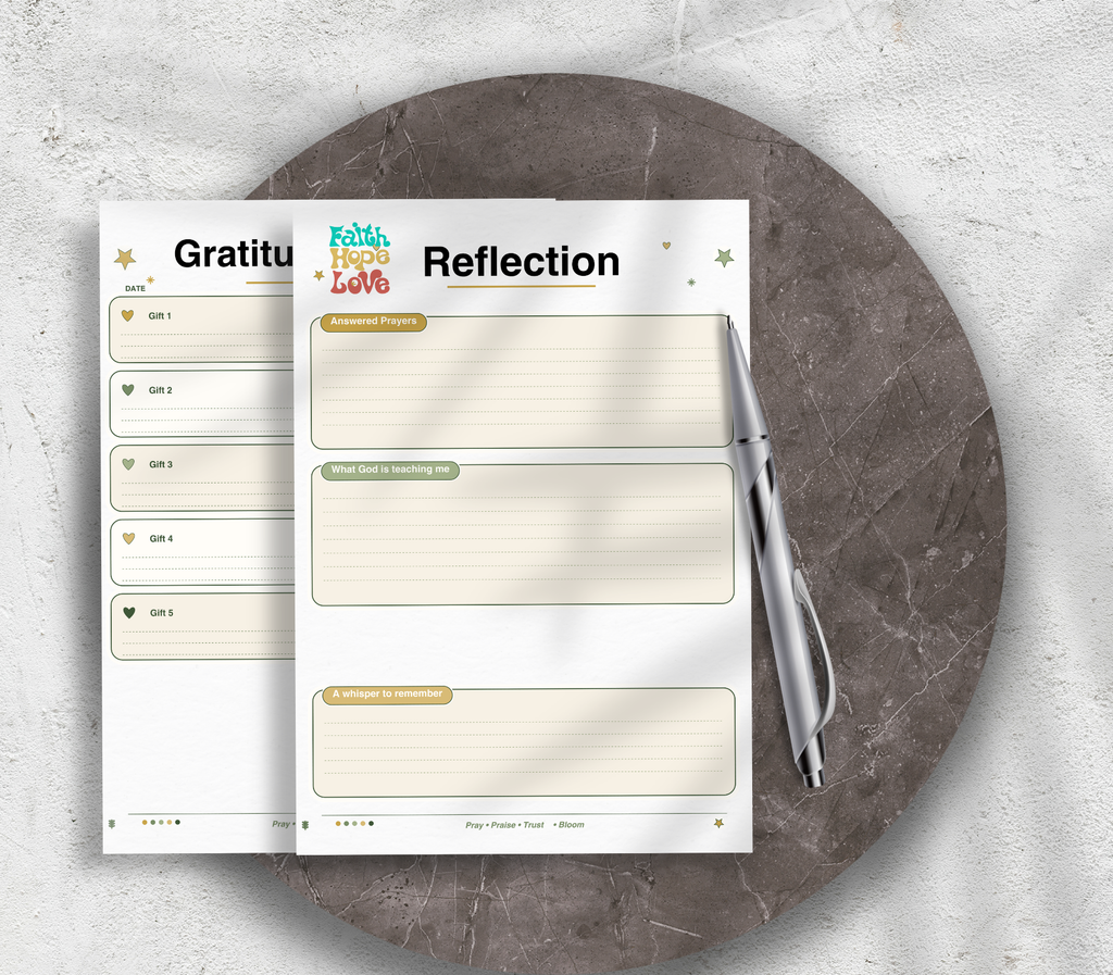 My Spirituality Tracker | Printable PDF &amp; PNG Faith Journal | Daily Spiritual Growth, Reflection &amp; Mindfulness Planner