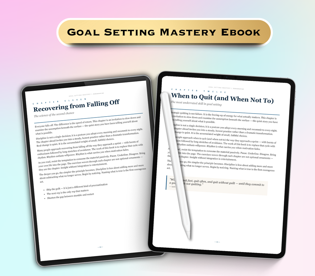 Goal Setting Mastery eBook | Your Blueprint for Achieving Meaningful Goals