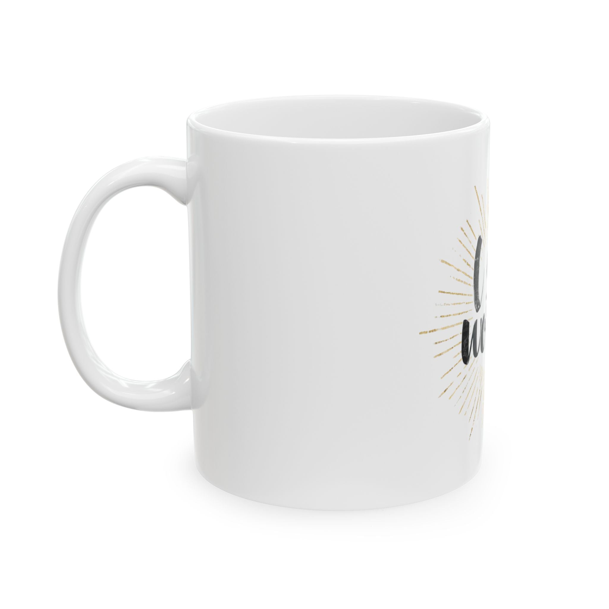 I Am Worthy Ceramic Mug — Inspirational Affirmation Coffee Cup (11oz & 15oz)