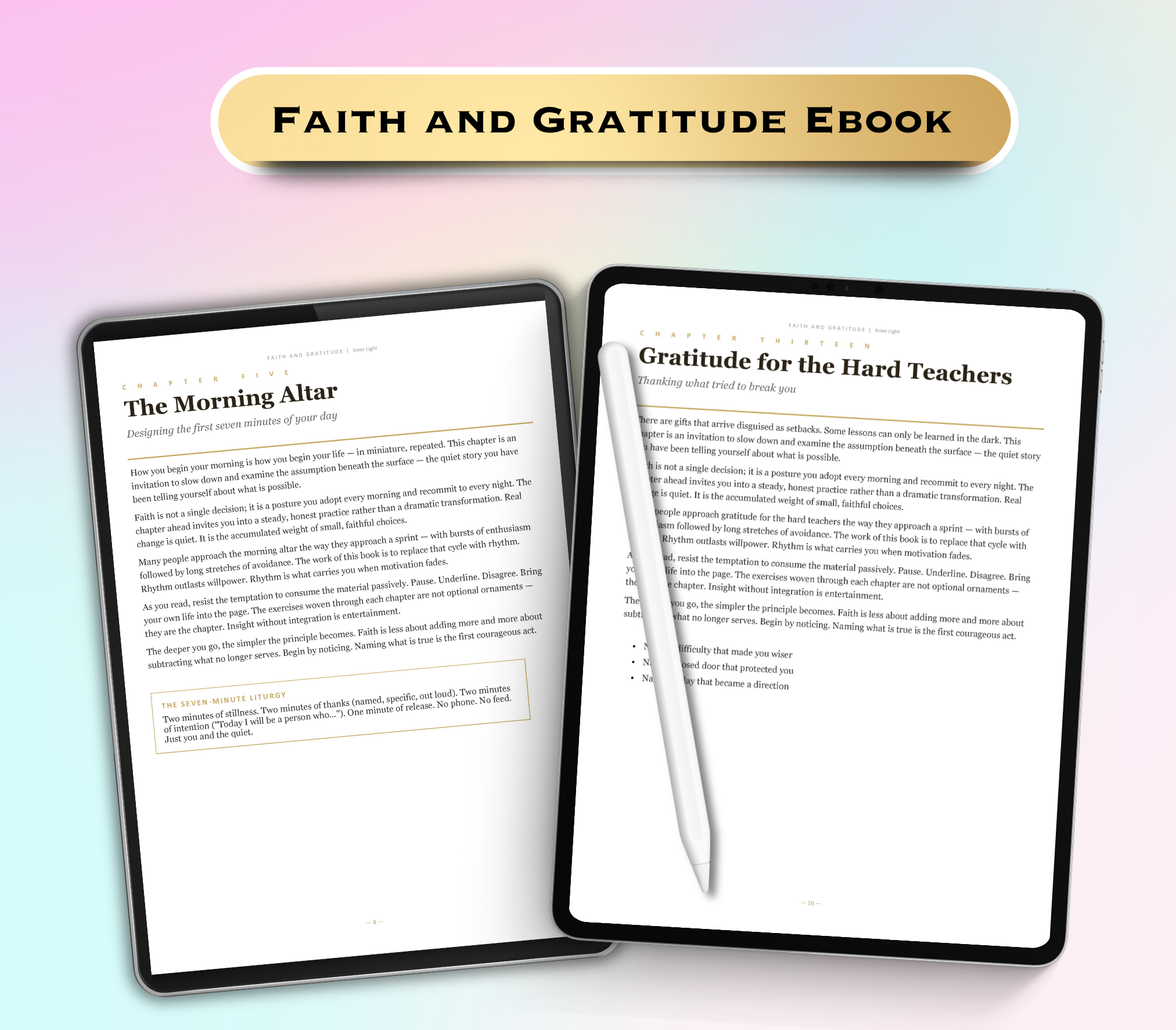 Faith and Gratitude eBook | A Guide to Spiritual Growth and Thankful Living