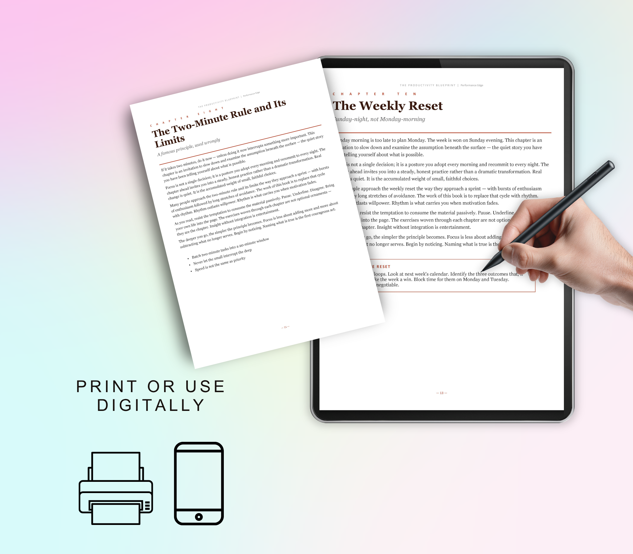 The Productivity Blueprint eBook | Your Guide to Better Focus, Time Management &amp; Success