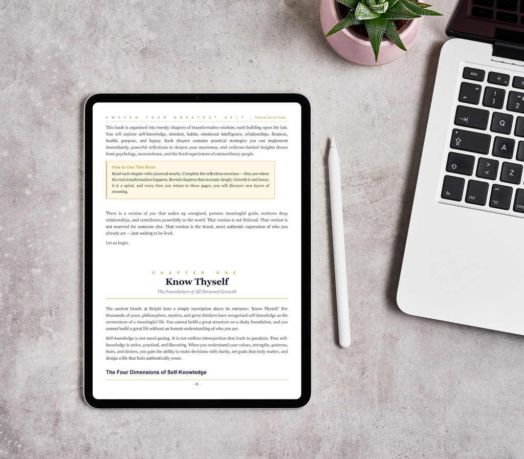 Awaken Your Greatest Self eBook | Personal Growth & amp; Self-Improvement Guide for Confidence and Purpose