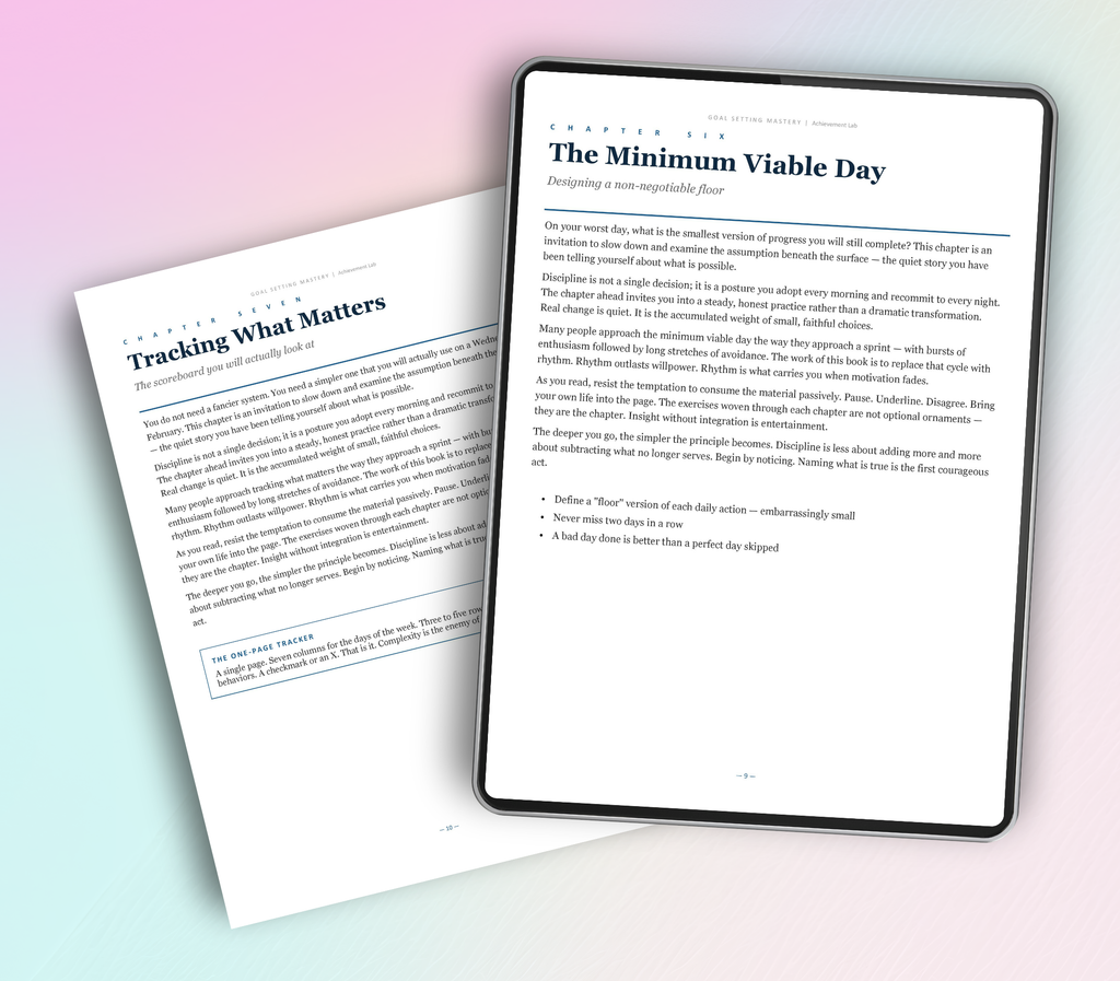 Goal Setting Mastery eBook | Your Blueprint for Achieving Meaningful Goals