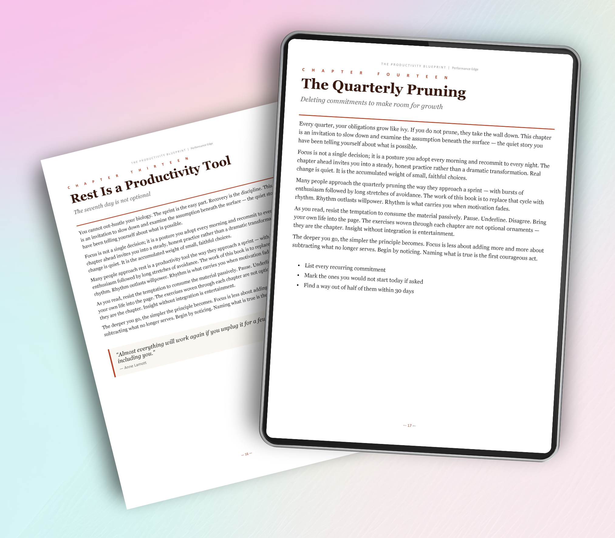 The Productivity Blueprint eBook | Your Guide to Better Focus, Time Management &amp; Success