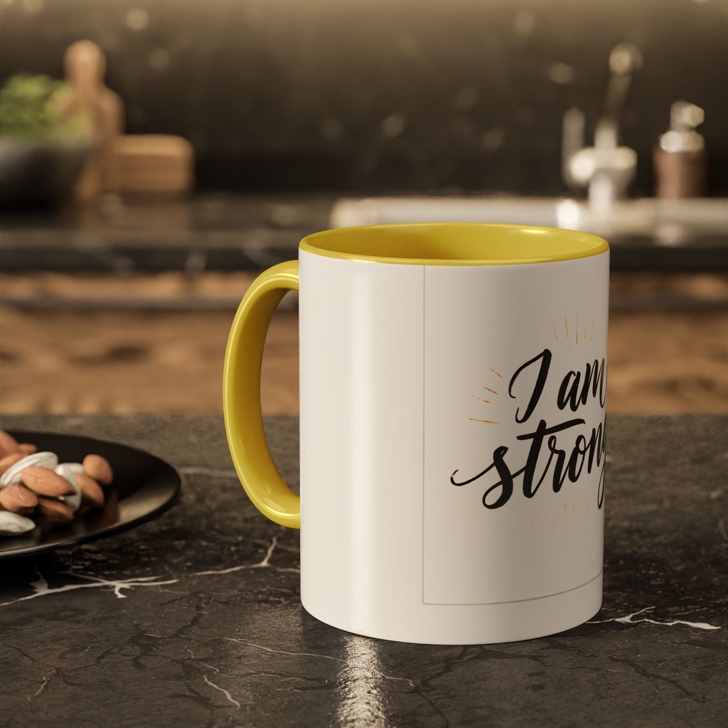 I Am Strong Inspirational Coffee Mug (11oz & 15oz)